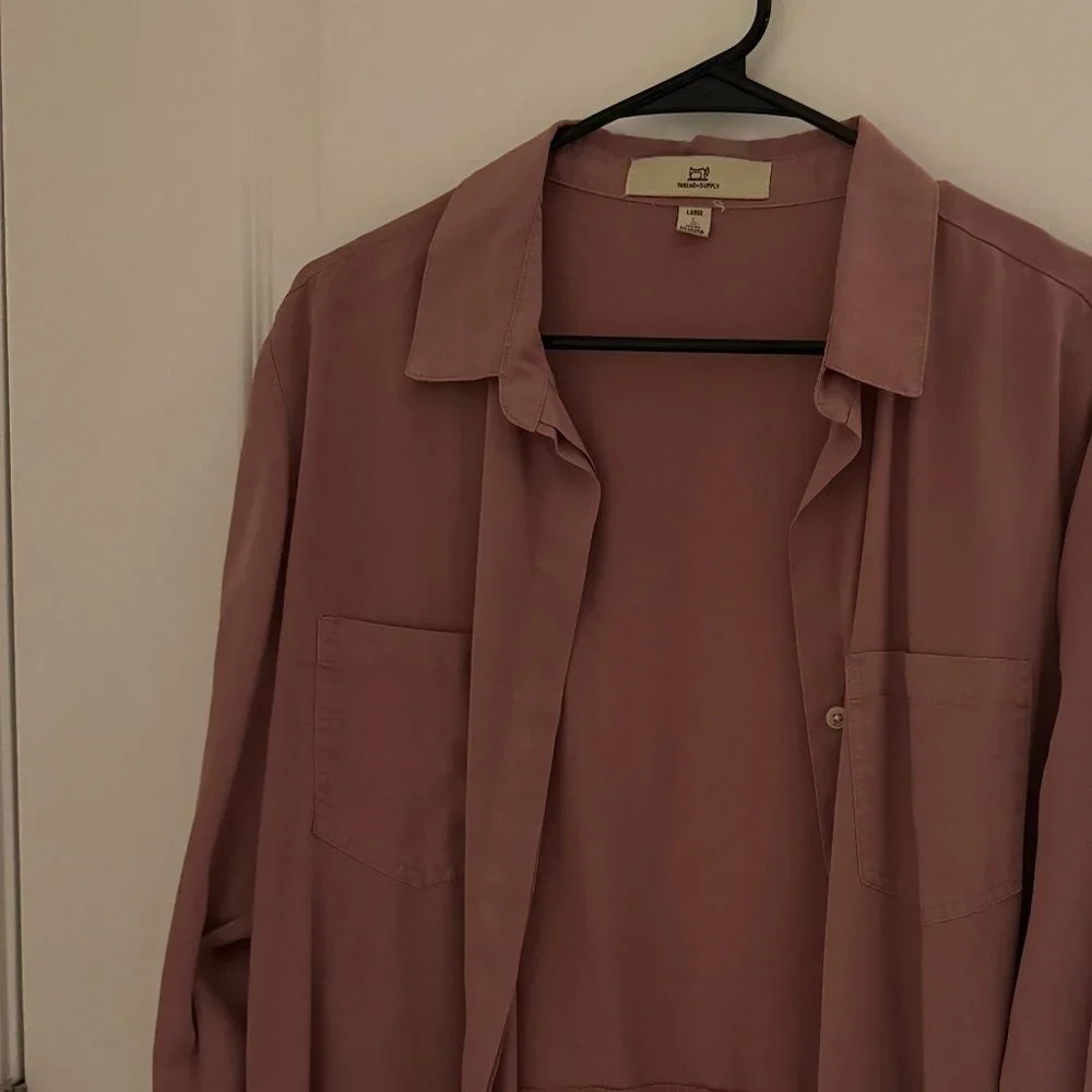Pink Button down - Picture 2 of 10